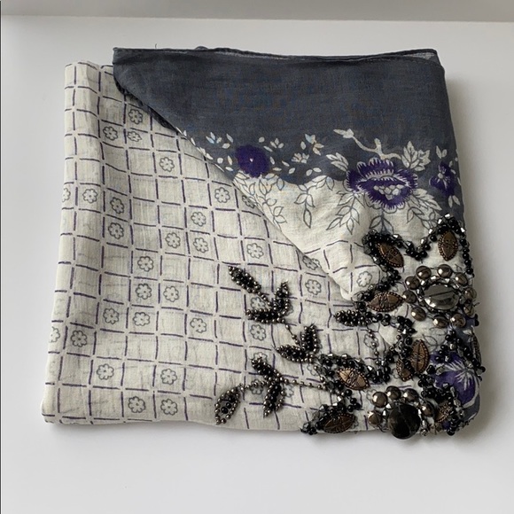 Anthropologie Accessories - Anthropologie Scarf with Beading